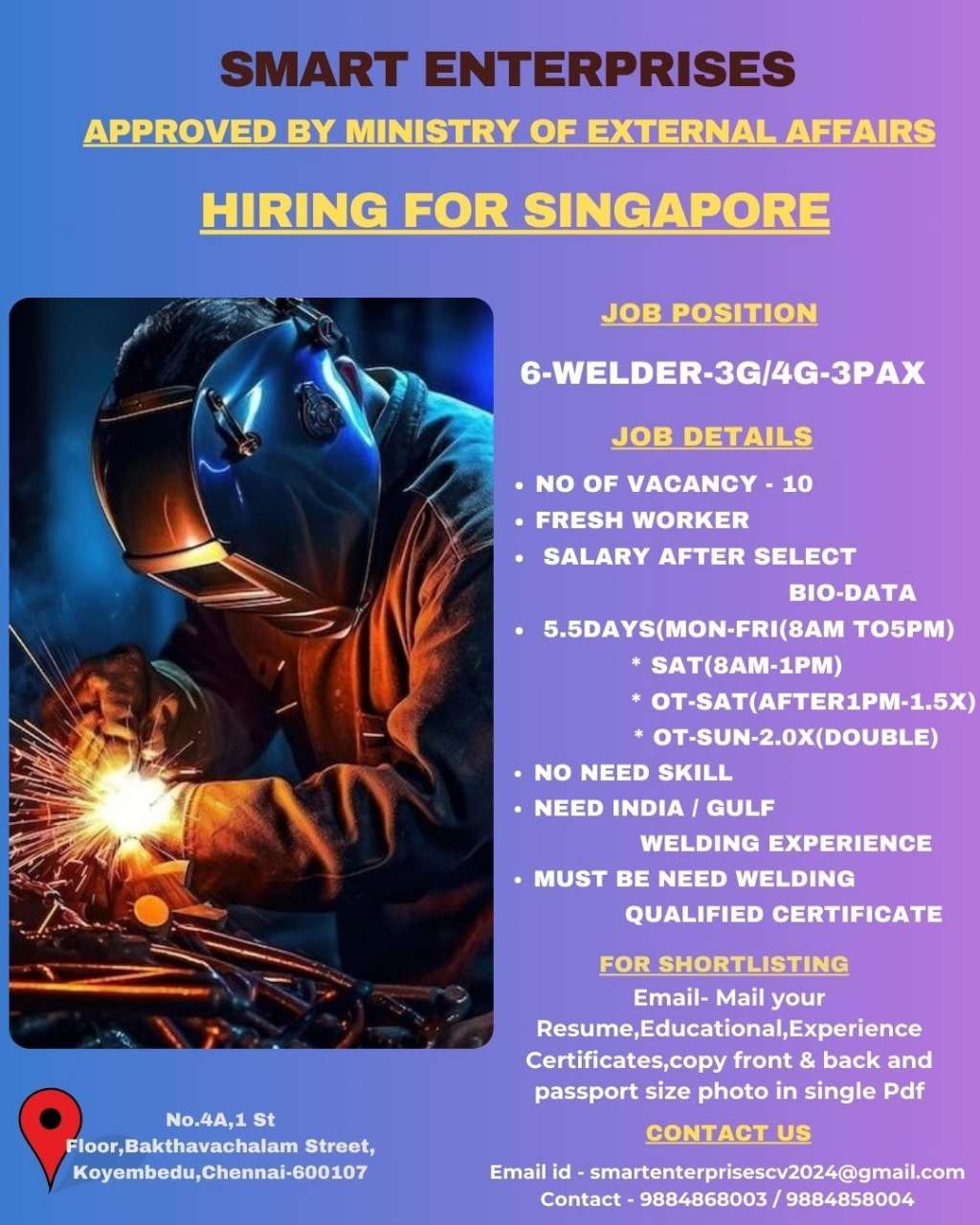 HIRING FOR JOBS IN SINGAPORE