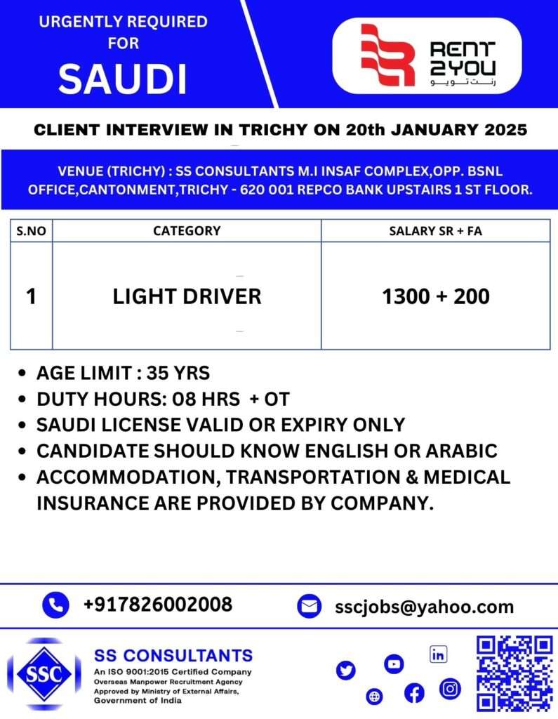 URGENTLY REQUIRED FOR FREELANCE CAREERS IN SAUDI-abroad jobs-gulf jobs-gulf walkin