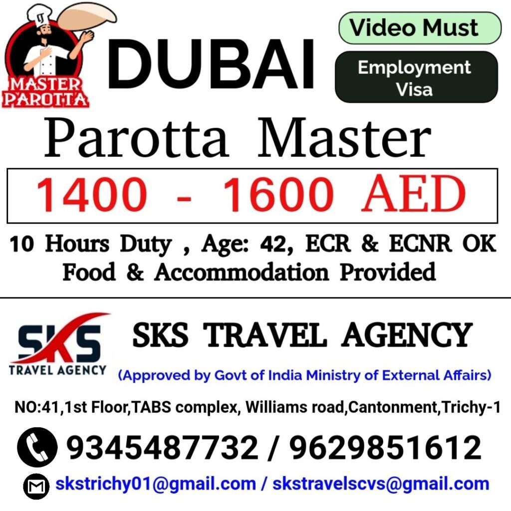 HIRING FOR PAROTTA MASTER JOBS IN DUBAI-abroad jobs-gulf jobs-gulf walkin