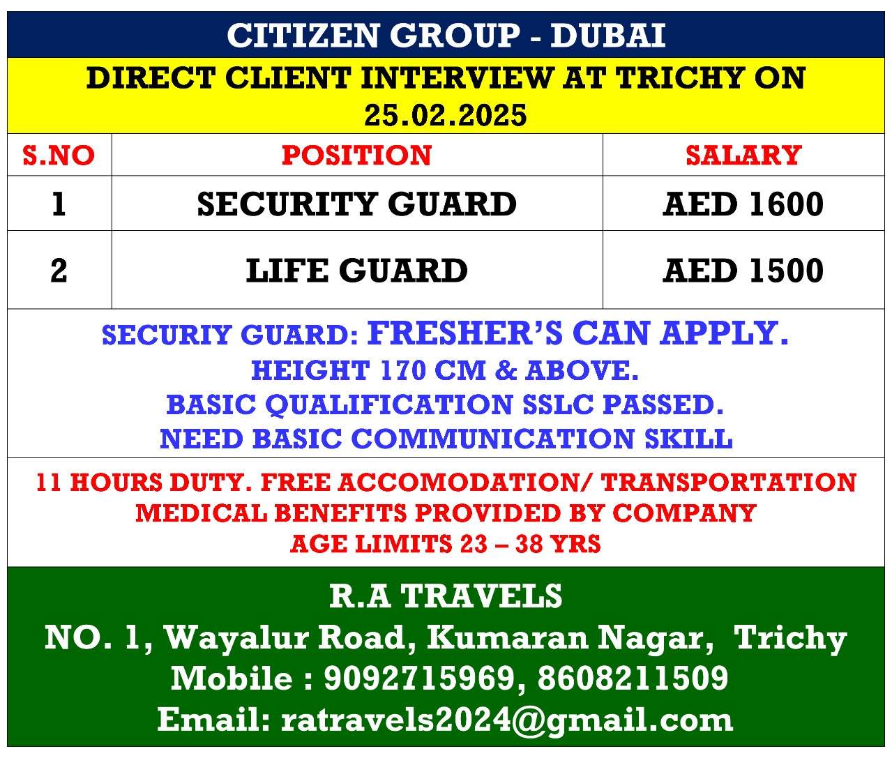 HIRING FOR SECURITY JOB IN DUBAI-abroad jobs-gulf jobs-gulf wlakin