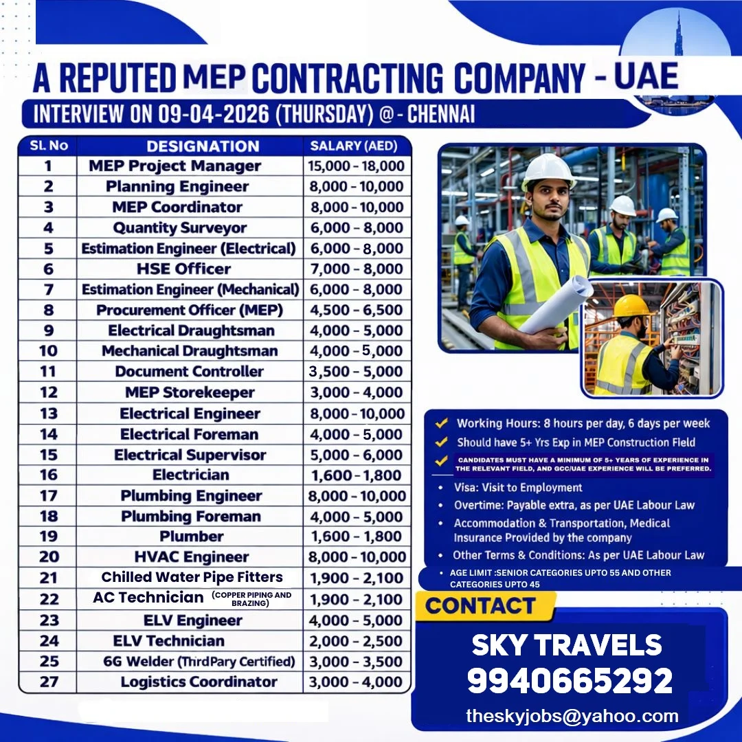 Leading MEP Contracting Company UAE.